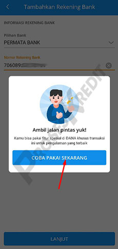 11. Klik Coba Pakai Sekarang