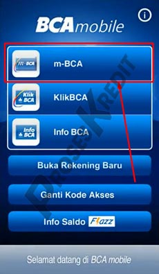 2. Pilih m BCA