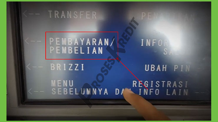 3. Pilih Pembayaran Atau Pembelian