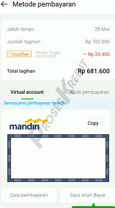 5. Pilih Mandiri