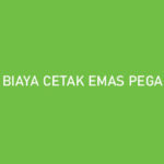 Biaya Cetak Emas Pegadaian