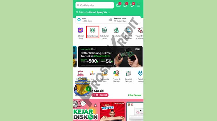 Buka Aplikasi Tokopedia