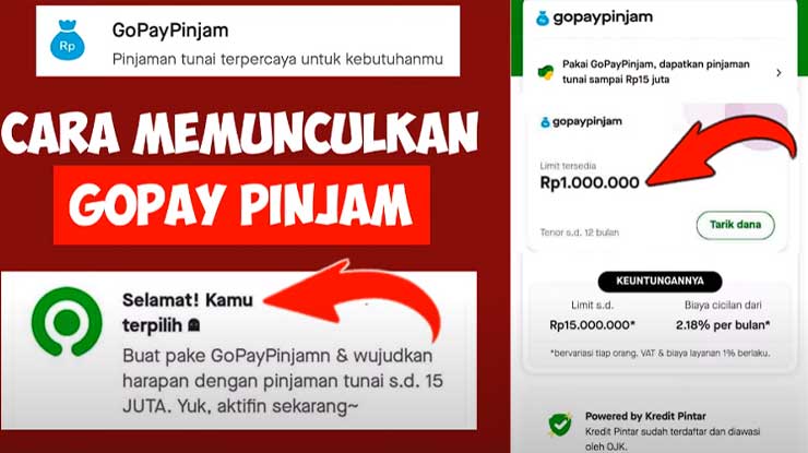 Cara Memunculkan GoPay Pinjam