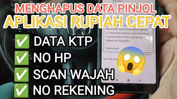 Cara Menghapus Data Pribadi di Rupiah Cepat