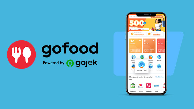 Cara Pesan GoFood Pakai Infinite Card Kredivo