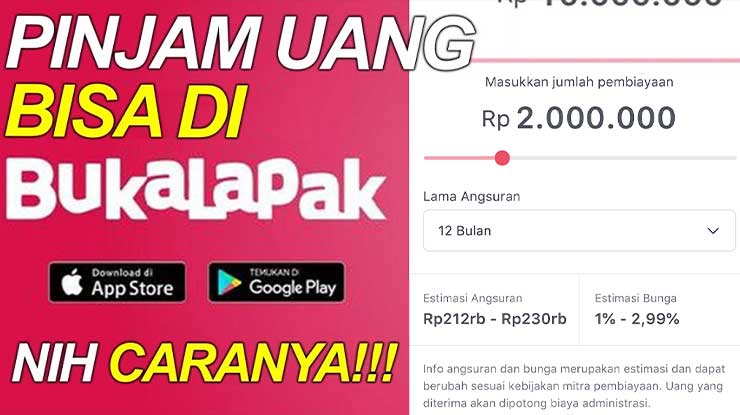 Cara Pinjam Uang di Bukalapak