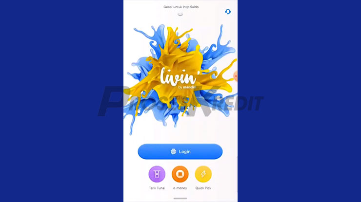 Login Livin Mandiri