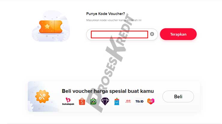 Masukkan Kode Voucher