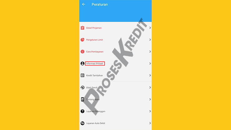 Pilih Informasi Pribadi