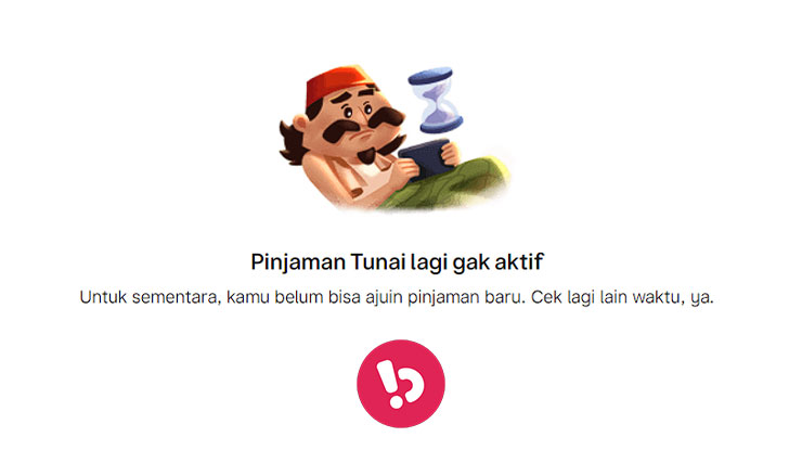 Pinjaman Tunai Bukalapak Tidak Aktif