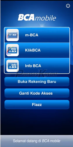 1 Buka Aplikasi M Banking BCA