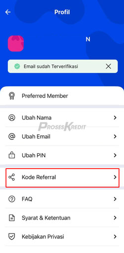 3 Klik Kode Referral