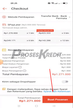 7 Tap Buat Pesanan