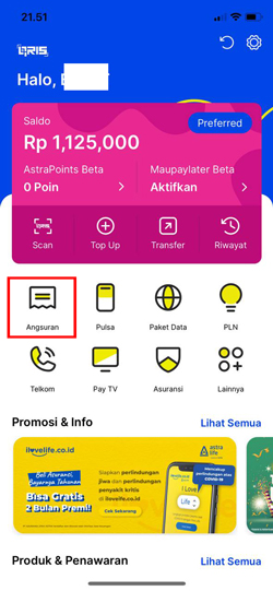 Buka Aplikasi AstraPay