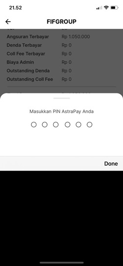 Masukkan PIN AstraPay