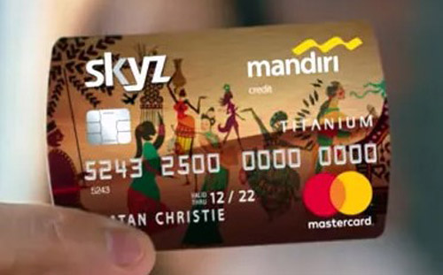 5. Kartu Kredit Mandiri Skyz Card
