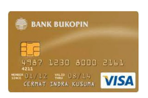 9. Kartu Kredit Bukopin Visa Clasic