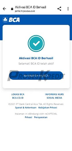 10. Aktivasi Sudah Berhasil