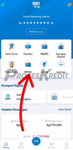 2. Pilih BRIVA