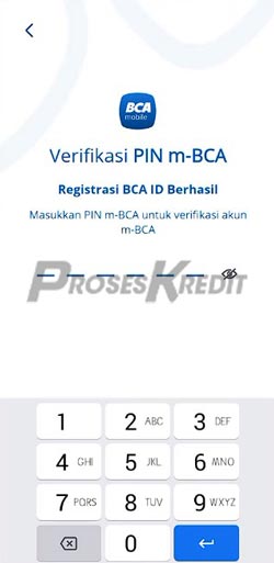 8. Masukkan PIN m BCA