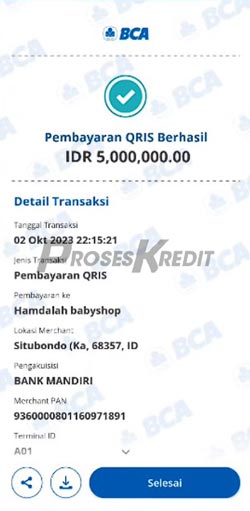 9. Cara Bayar Pakai Limit PayLater BCA Berhasil