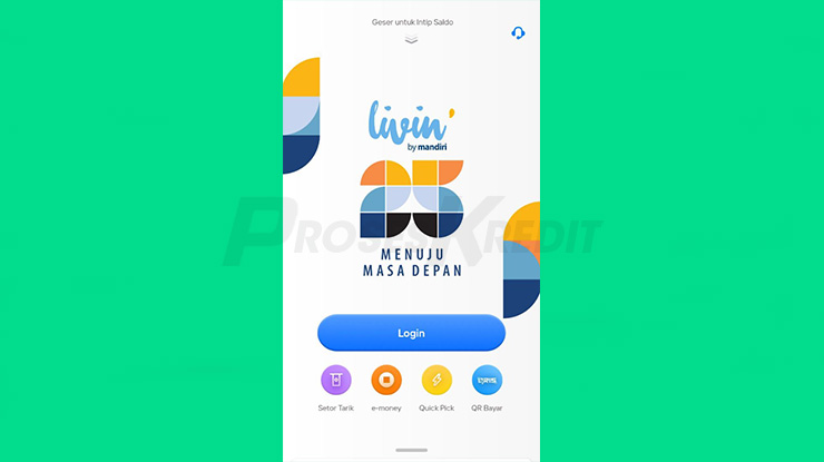 Login Livin Mandiri